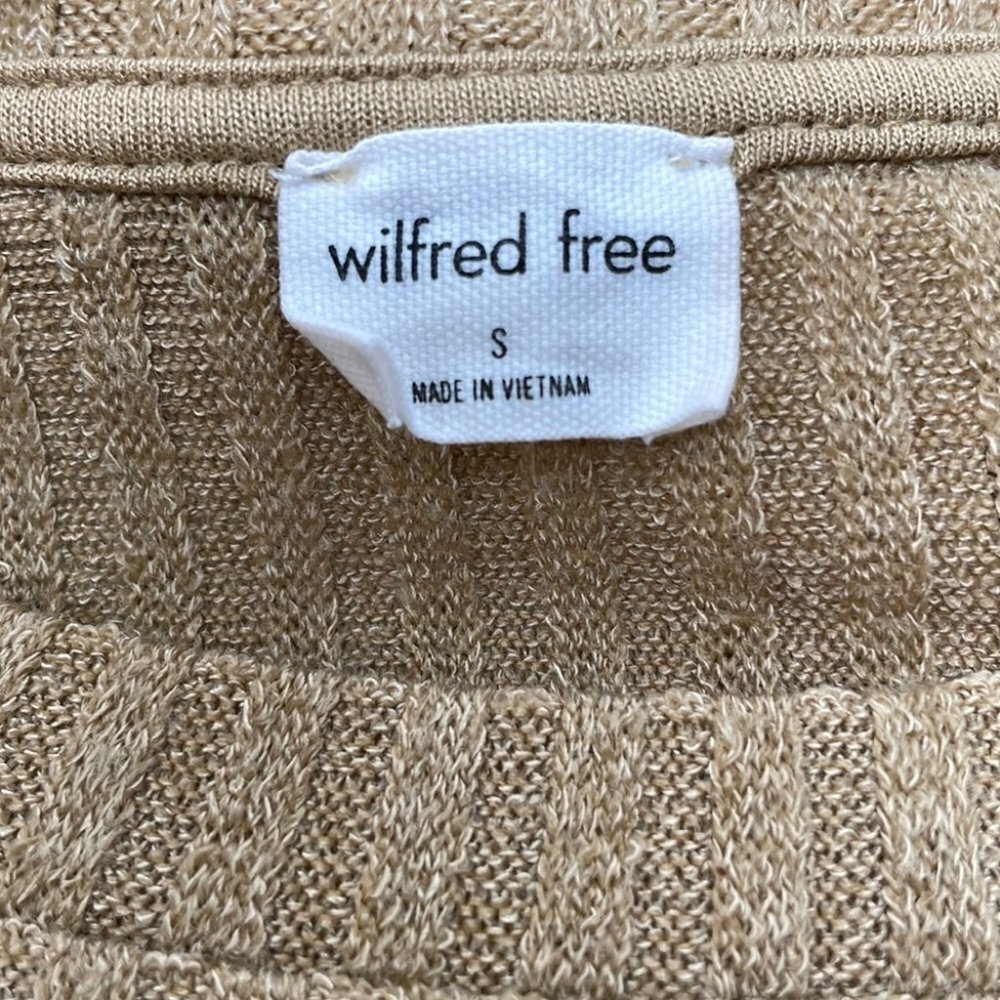 Aritzia Tan Ribbed Knit Top - Picture 5 of 9